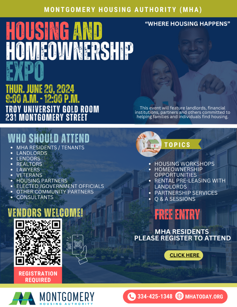 Housing &Homeownership Expo 2024 Montgomery Housing Authority